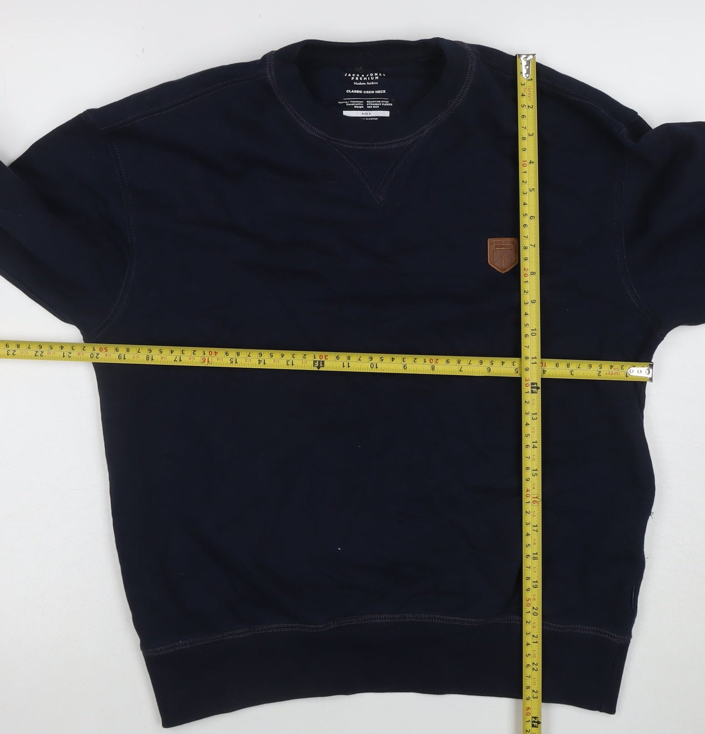 Mens UK Size S JACK & JONES Blue Pullover Sweatshirt