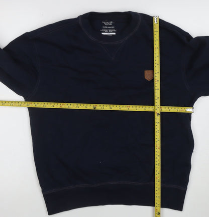 Mens UK Size S JACK & JONES Blue Pullover Sweatshirt