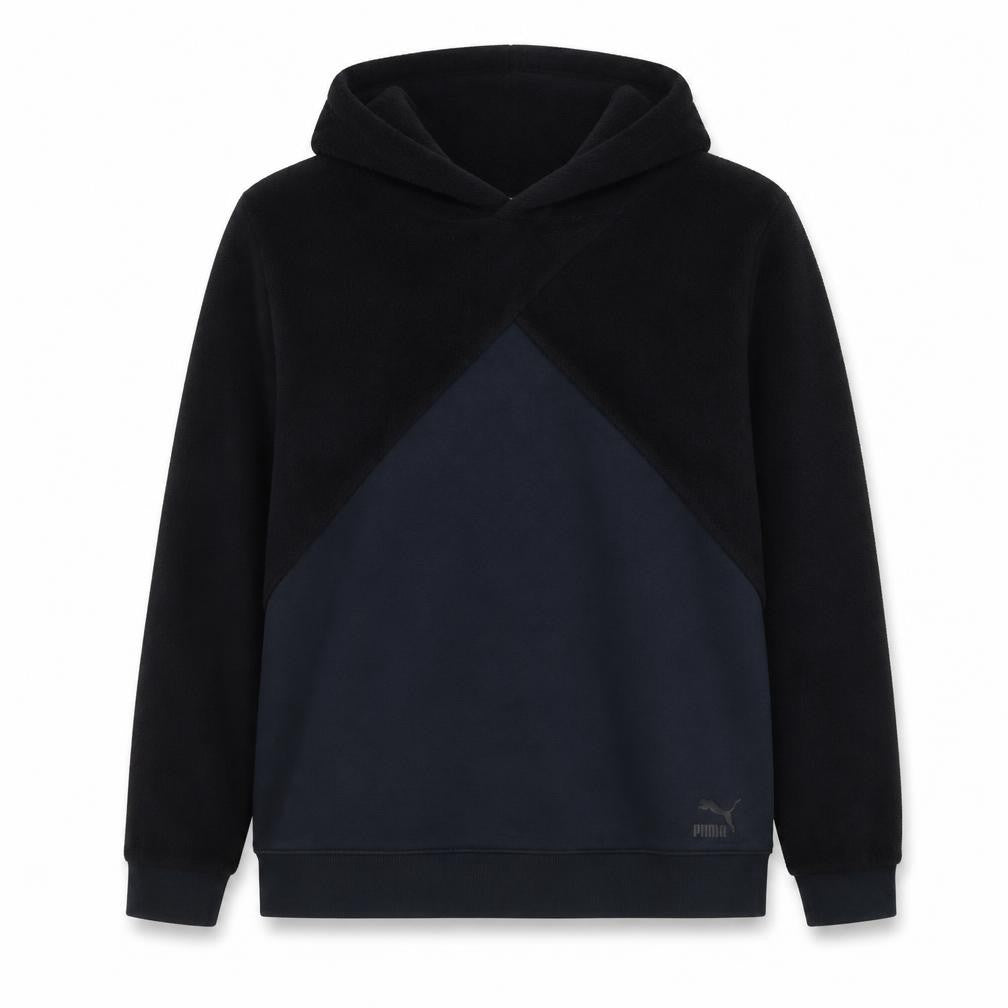 Womens UK Size 10 PUMA Black Pullover Hoodie