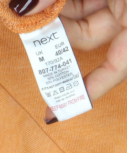 Womens UK Size M NEXT Orange Pullover Sweatshirt