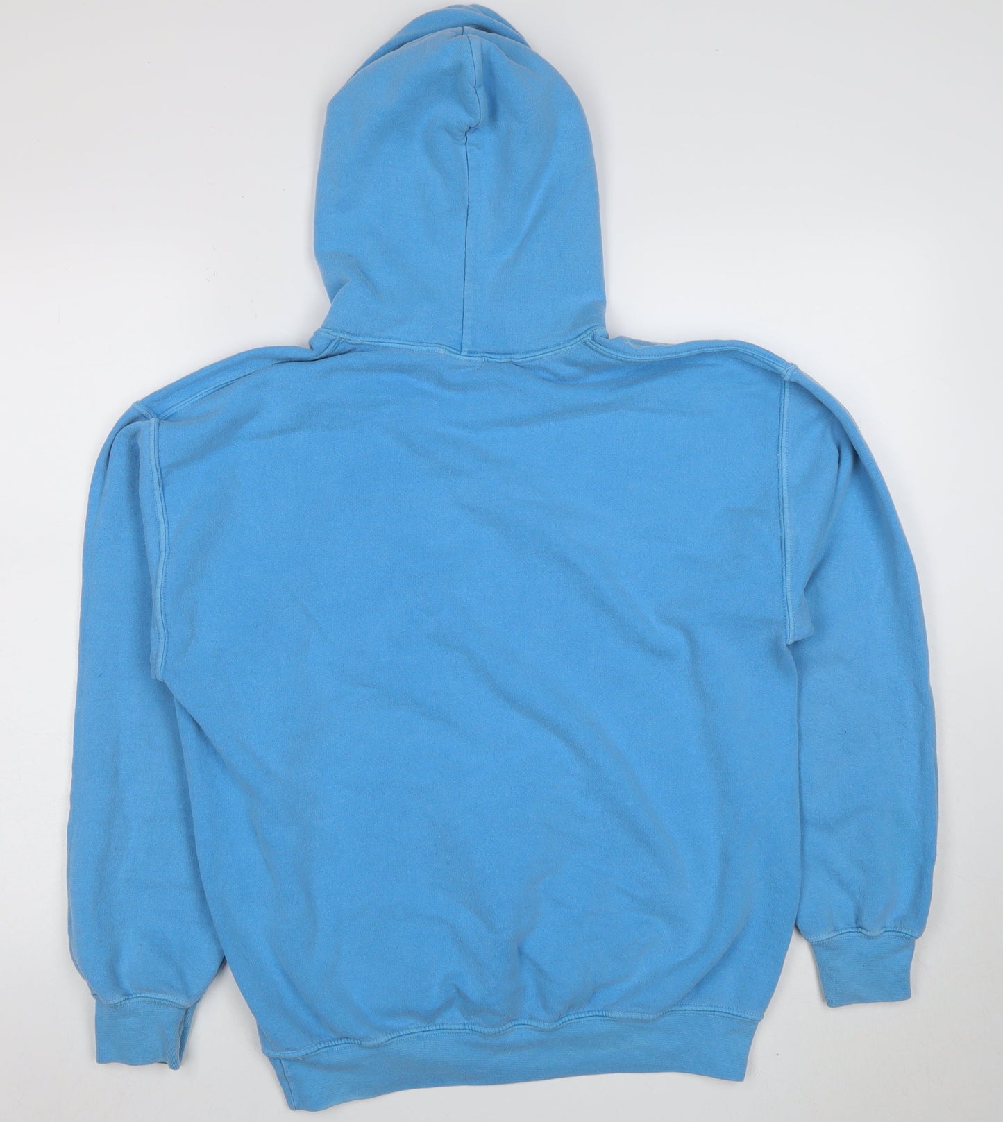 Mens UK Size S Ters Trans Blue Pullover Hoodie