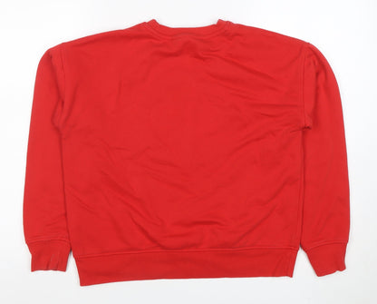 Womens UK Size XS Disney Red Pullover Sweatshirt