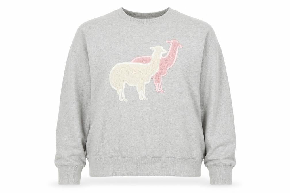 Womens UK Size M Sugar & Daisy Grey Pullover Sweatshirt