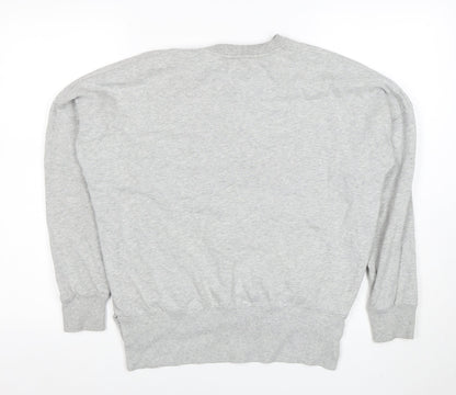 Womens UK Size M Sugar & Daisy Grey Pullover Sweatshirt