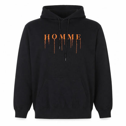 Mens UK Size M boohooMAN Black Pullover Hoodie