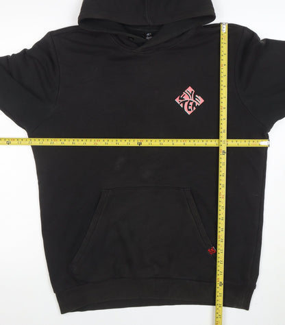 Mens UK Size M adidas Black Pullover Hoodie