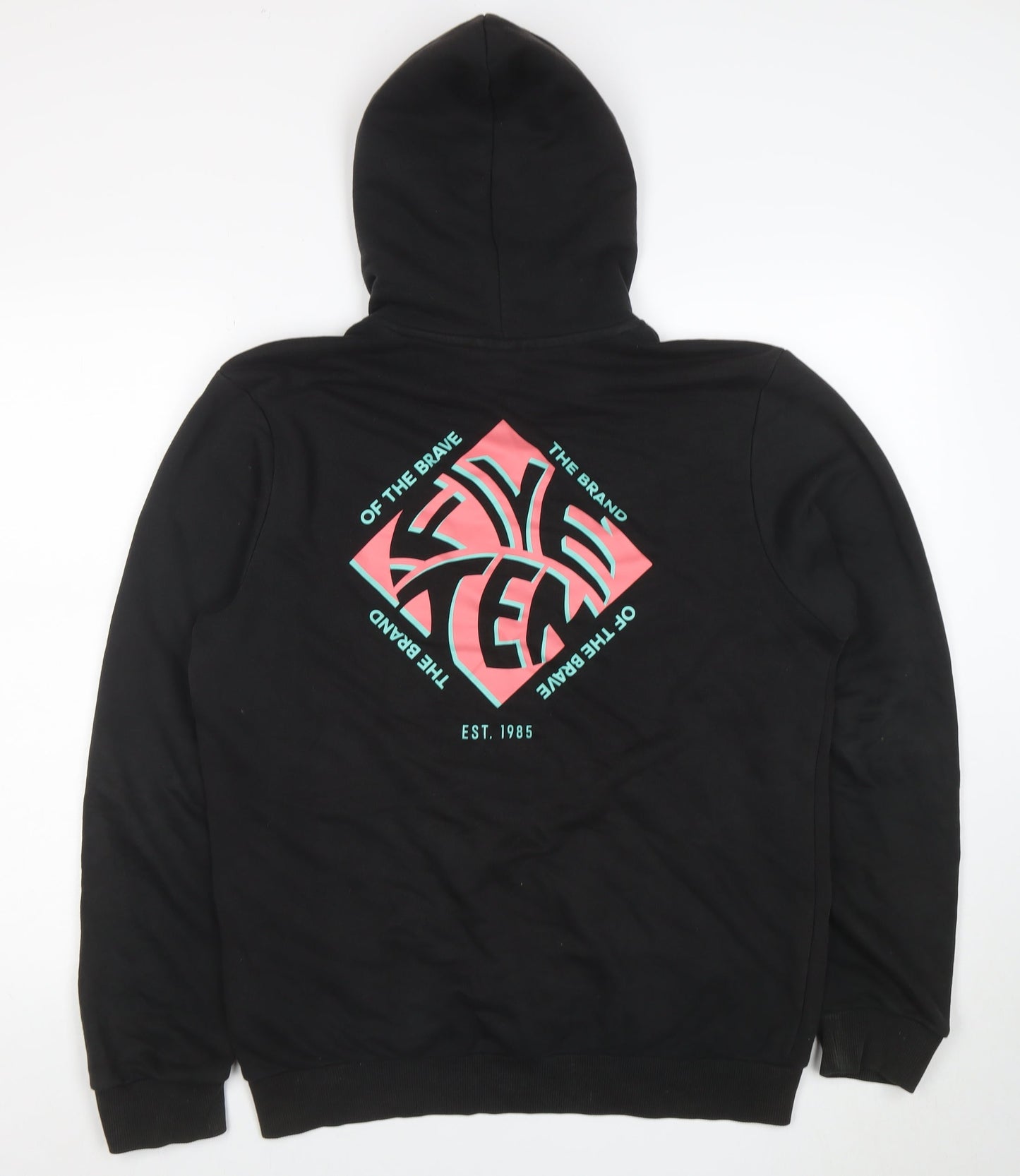 Mens UK Size M adidas Black Pullover Hoodie