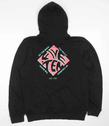 Mens UK Size M adidas Black Pullover Hoodie