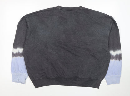 Womens UK Size 12 Victoria's Secret PINK Grey Pullover Sweatshirt