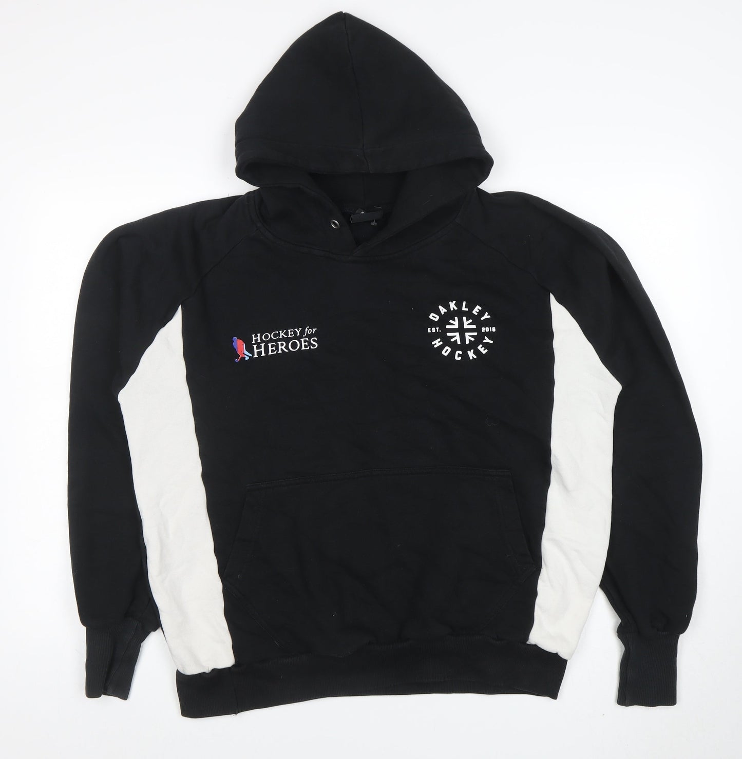 Mens UK Size S Oakley Black Pullover Hoodie