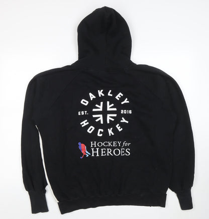Mens UK Size S Oakley Black Pullover Hoodie