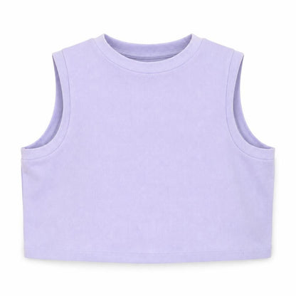 Womens UK Size 8 ASOS Design Purple Cropped Tank