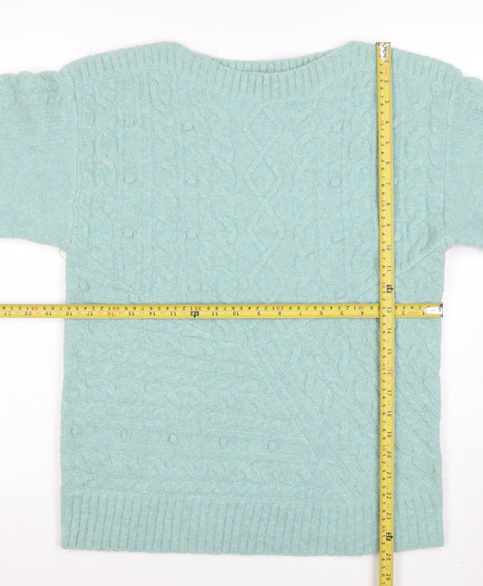Womens UK Size S Monsoon Blue Pullover Jumper