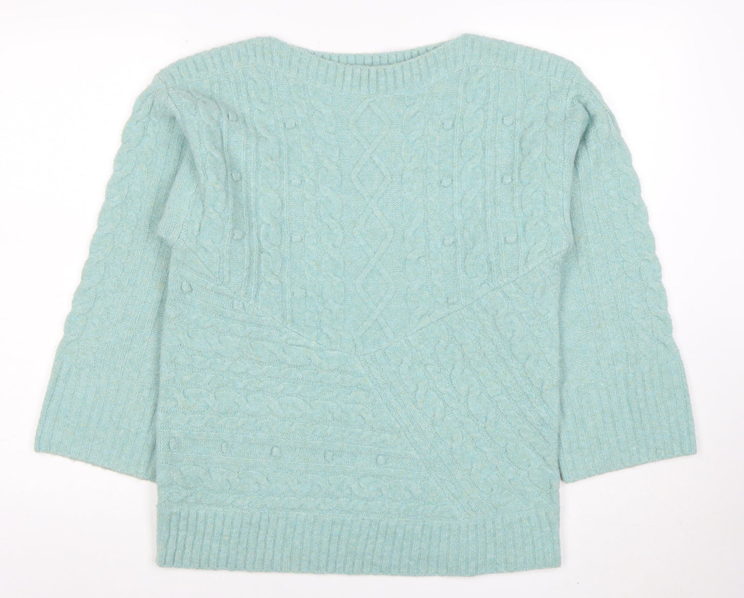 Womens UK Size S Monsoon Blue Pullover Jumper