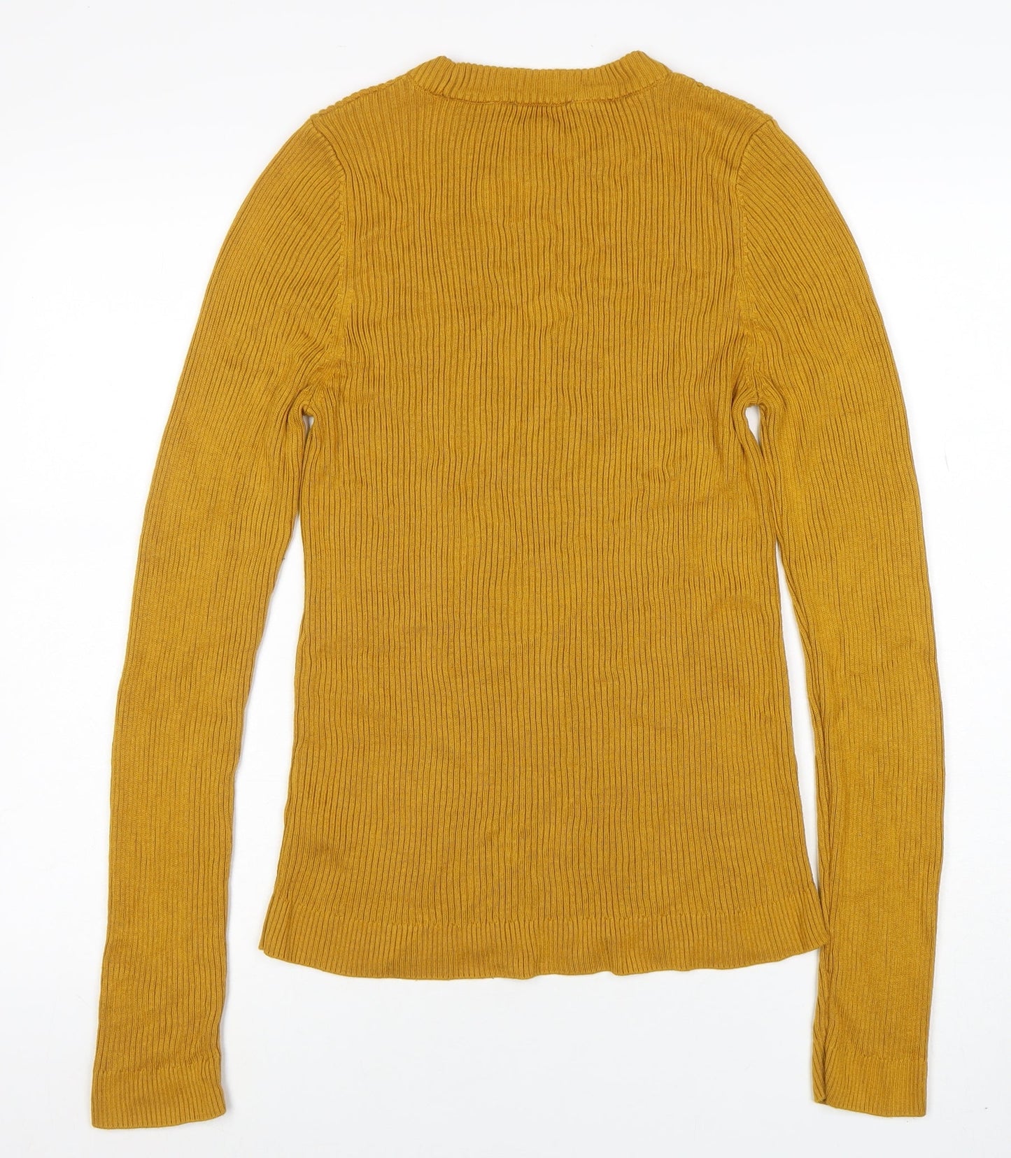 Womens UK Size L Topshop Yellow Pullover Jumper