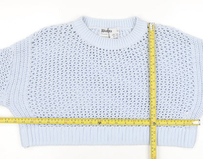 Womens UK Size S Primark Blue Pullover Jumper
