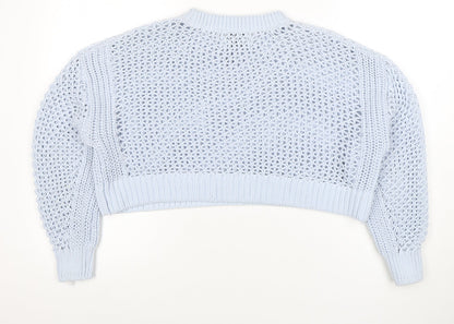 Womens UK Size S Primark Blue Pullover Jumper