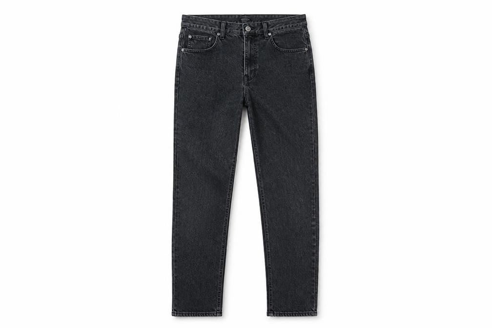 Front view of Jack & Jones unisex kids black skinny jeans 13 years stretch denim