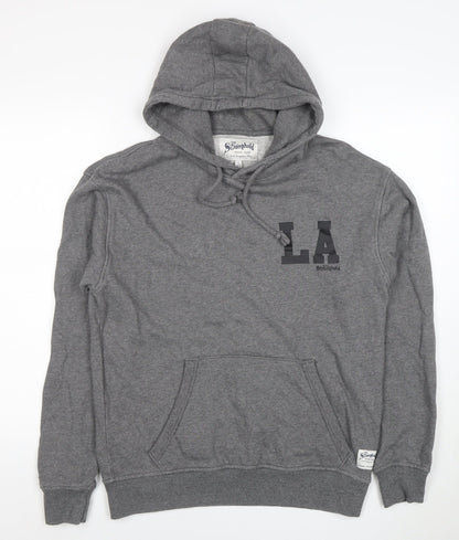 Mens UK Size S The Stronghold Grey Pullover Hoodie
