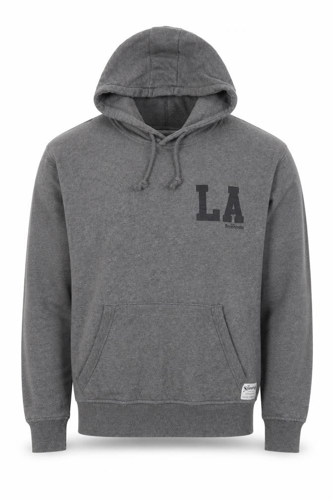 Mens UK Size S The Stronghold Grey Pullover Hoodie