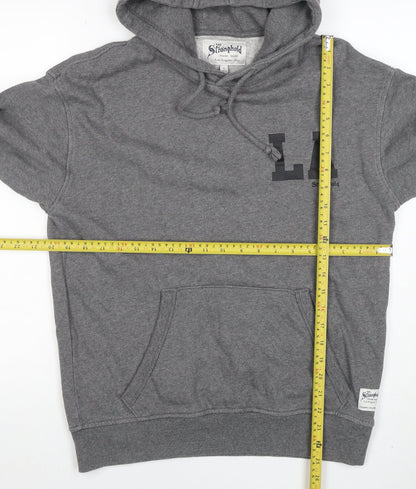 Mens UK Size S The Stronghold Grey Pullover Hoodie