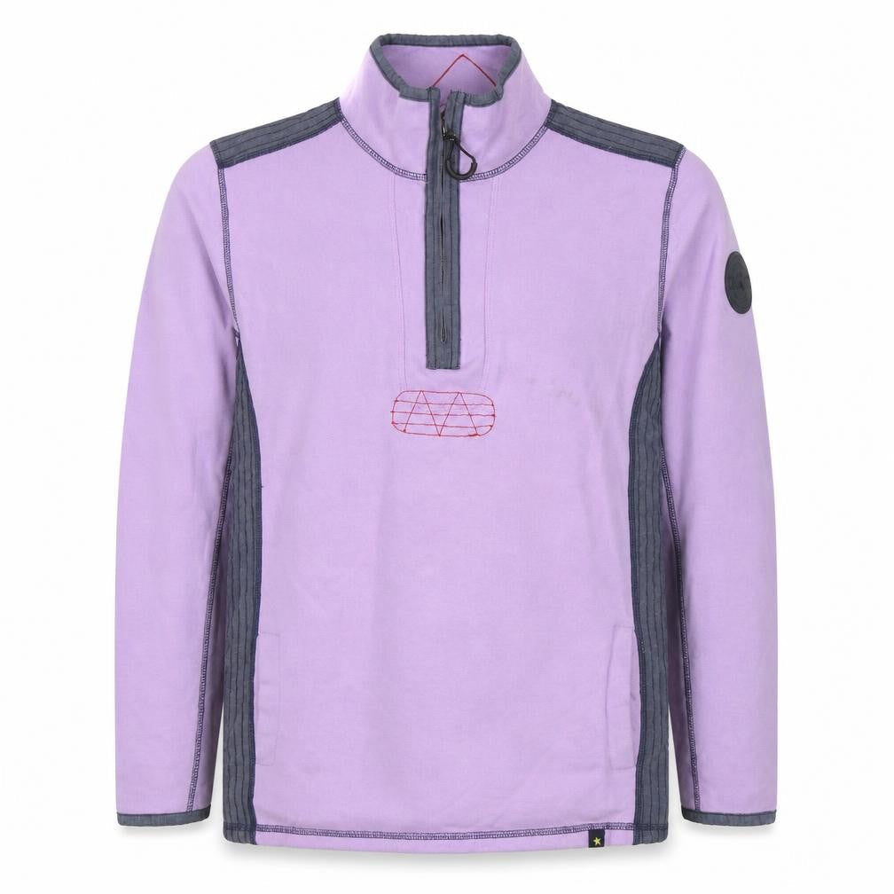 Mens UK Size M Joe Browns Purple 1/2 Zip Sweatshirt