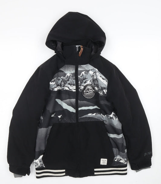 Boys UK Size 10 Years Protest Black Puffer Jacket