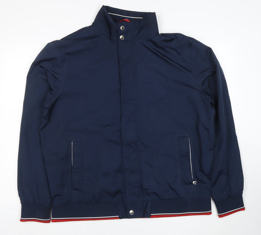 Mens UK Size XL Marks and Spencer Blue Bomber Jacket