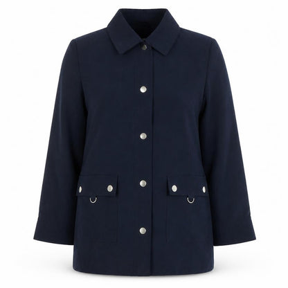 Womens UK Size 10 ISLE Blue Basic Jacket