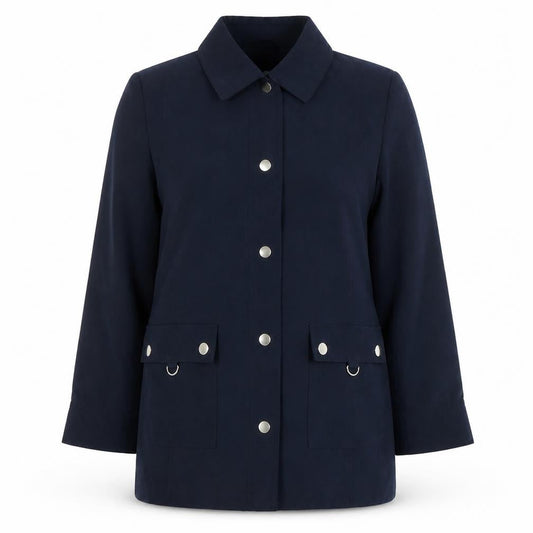 Womens UK Size 10 ISLE Blue Basic Jacket
