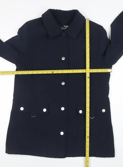 Womens UK Size 10 ISLE Blue Basic Jacket