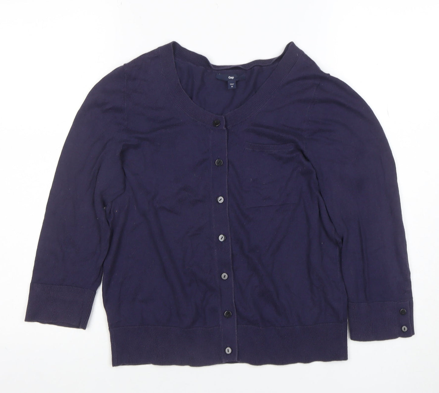 Womens UK Size M Gap Blue Cardigan Jumper