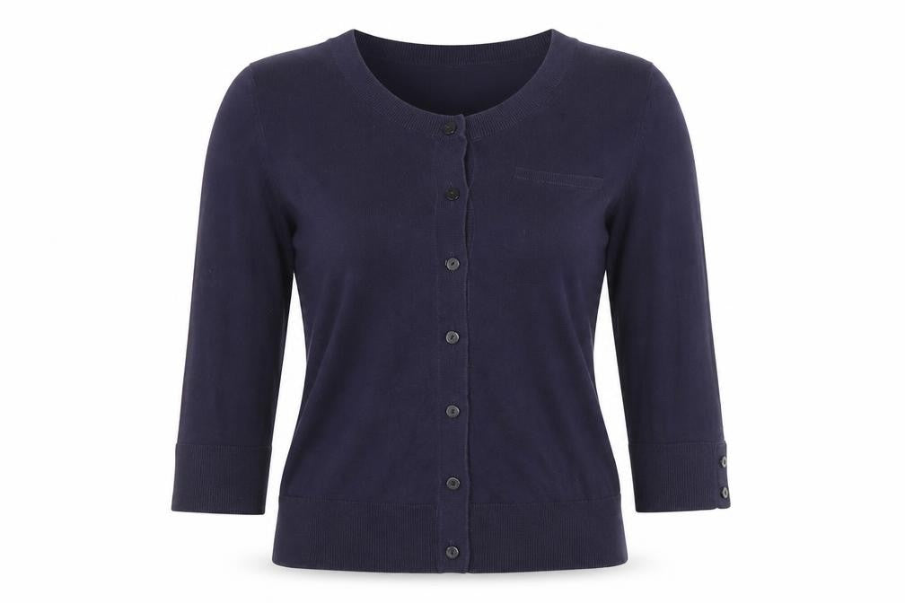 Womens UK Size M Gap Blue Cardigan Jumper