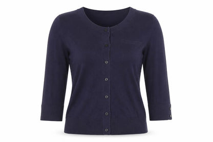 Womens UK Size M Gap Blue Cardigan Jumper