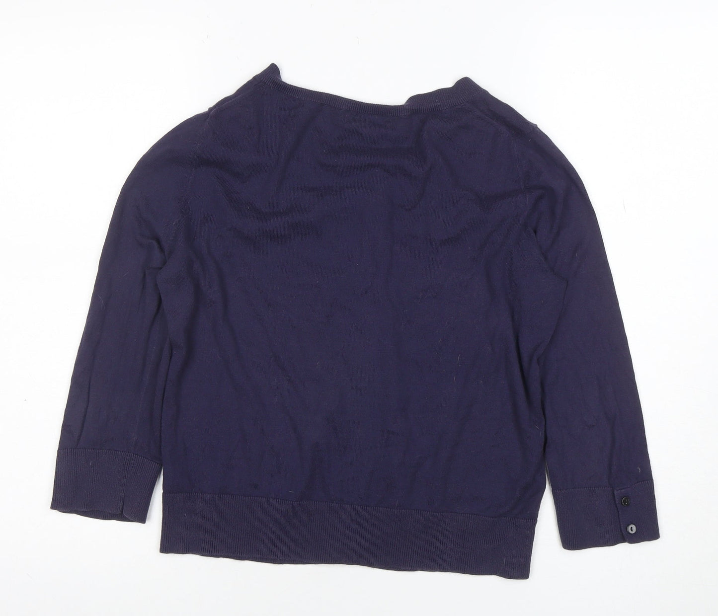 Womens UK Size M Gap Blue Cardigan Jumper