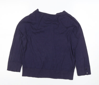 Womens UK Size M Gap Blue Cardigan Jumper