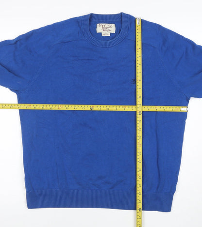 Mens UK Size L Original Penguin Blue Pullover Jumper