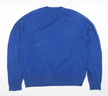 Mens UK Size L Original Penguin Blue Pullover Jumper
