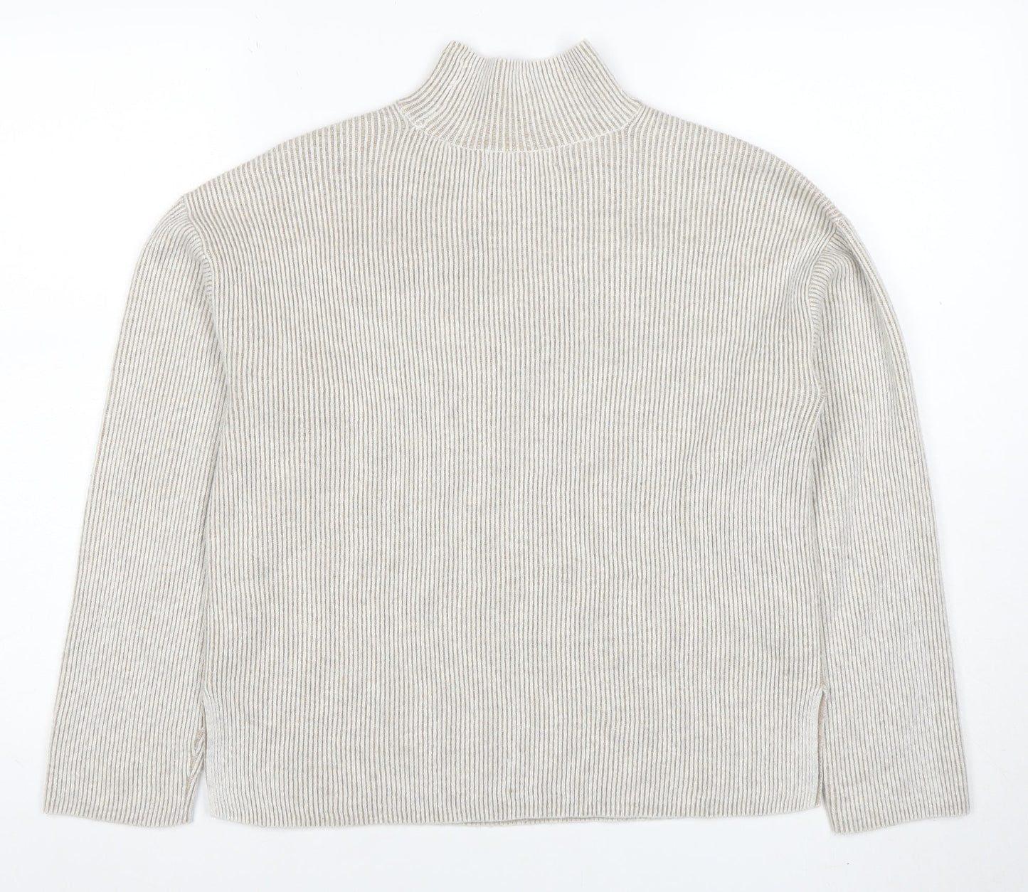 Womens UK Size XS Marks and Spencer Beige Pullover Jumper