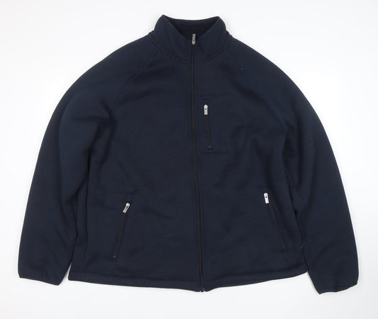 Mens UK Size 2XL Marks and Spencer Blue Basic Jacket