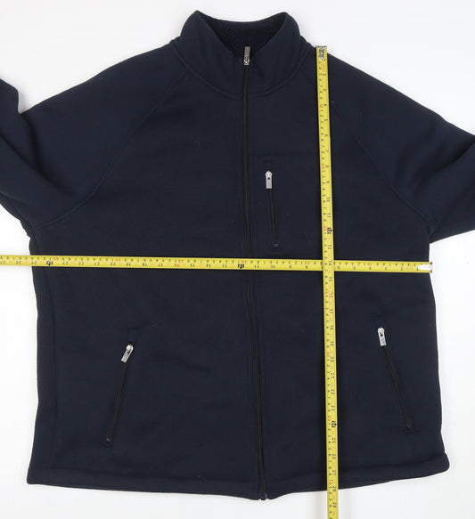 Mens UK Size 2XL Marks and Spencer Blue Basic Jacket