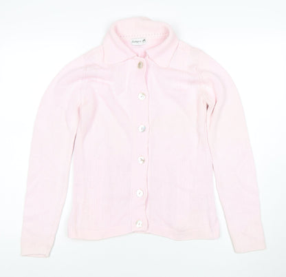 Womens UK Size S Jumper Pink Cardigan Jumper