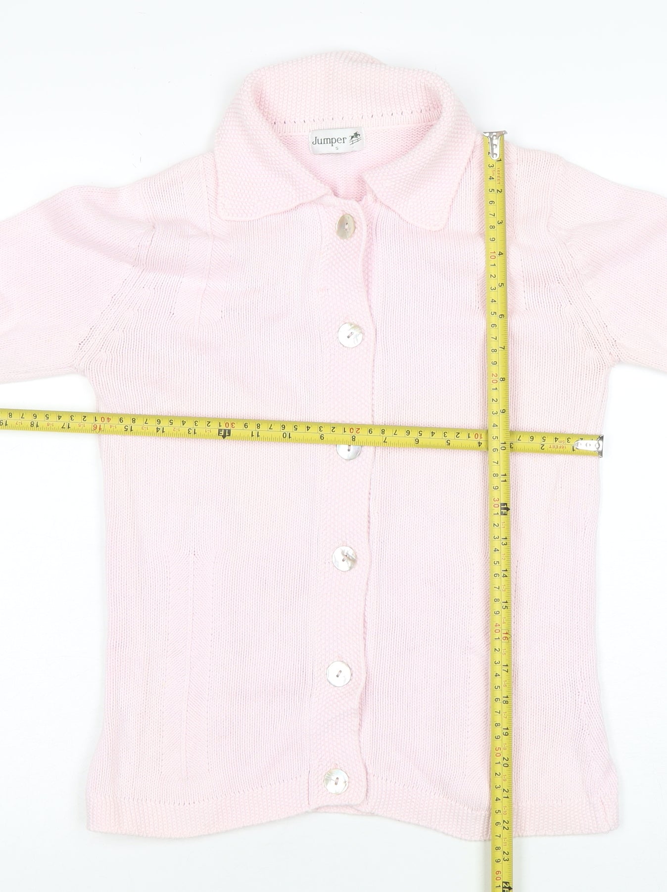 Womens UK Size S Jumper Pink Cardigan Jumper