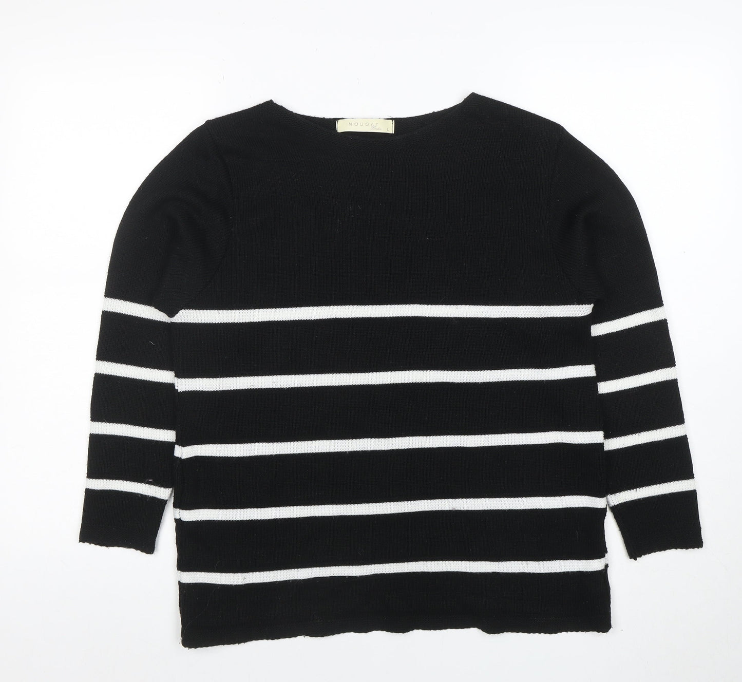 Womens UK Size L Nougat London Black Pullover Jumper
