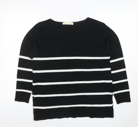 Womens UK Size L Nougat London Black Pullover Jumper