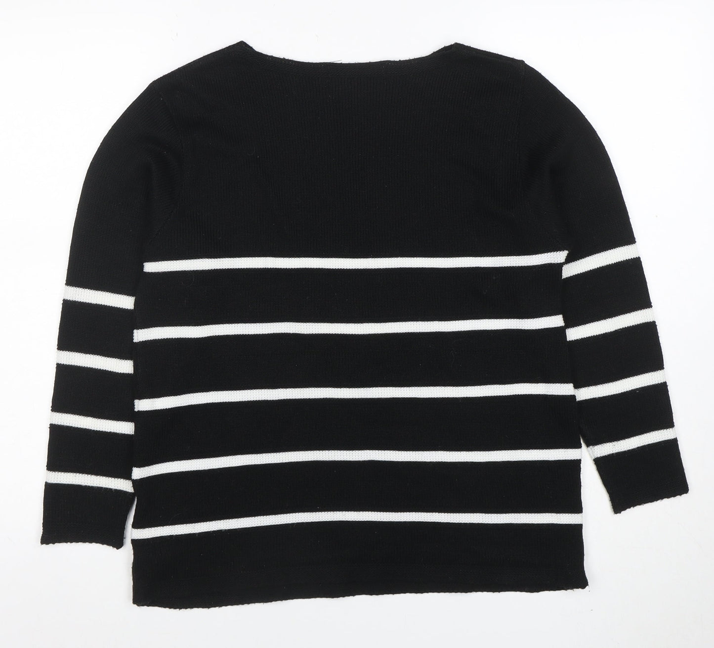 Womens UK Size L Nougat London Black Pullover Jumper