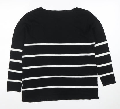 Womens UK Size L Nougat London Black Pullover Jumper