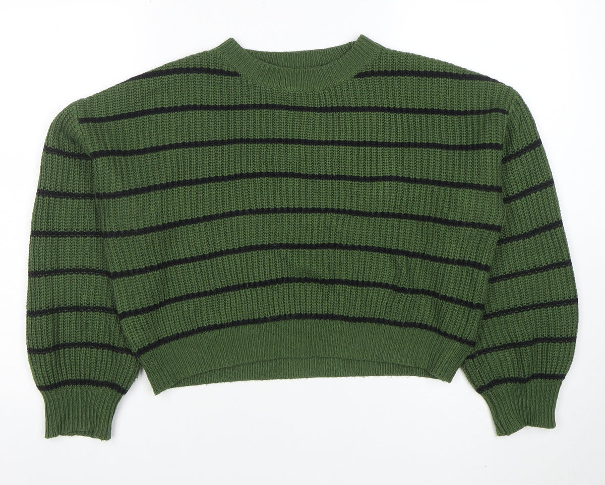 Womens UK Size S CIDER Green Pullover Jumper