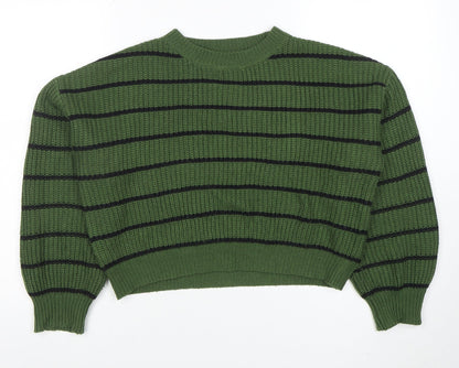 Womens UK Size S CIDER Green Pullover Jumper
