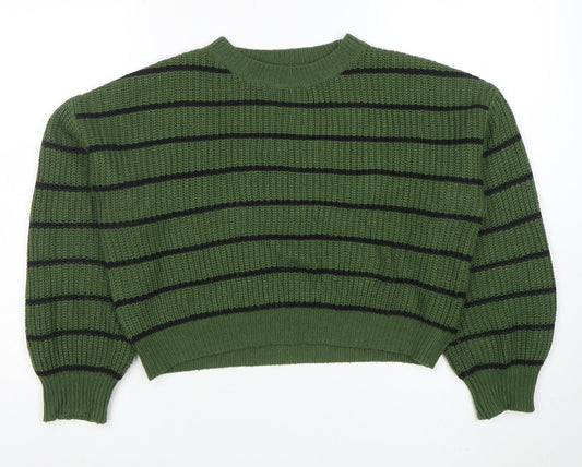 Womens UK Size S CIDER Green Pullover Jumper
